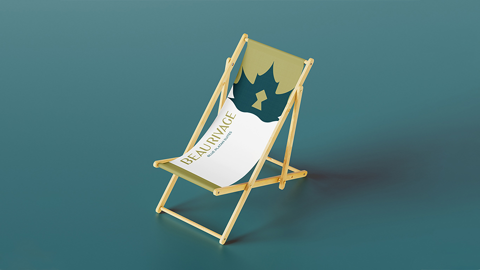 branding-beau rivage presentation beach chair